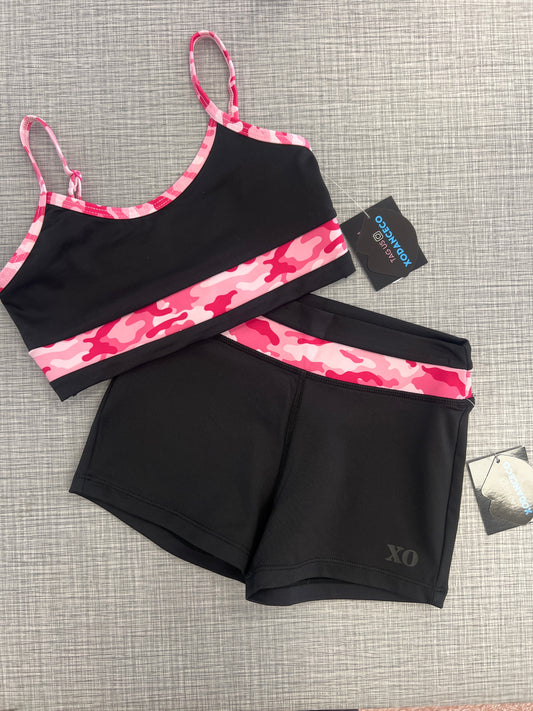Pink Camo Short Set