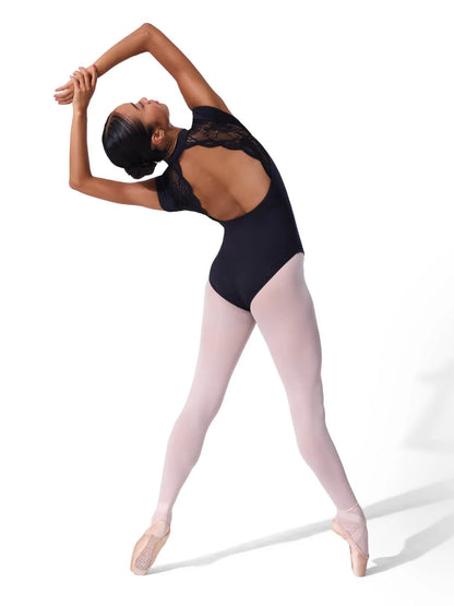 Soft Elegance Short Sleeve Princess Leotard #EL107