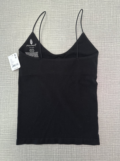 Free People: Skinny Strap Logo Tank