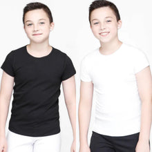 Load image into Gallery viewer, Body Wrappers Boys Short Sleeve Shirt #B190
