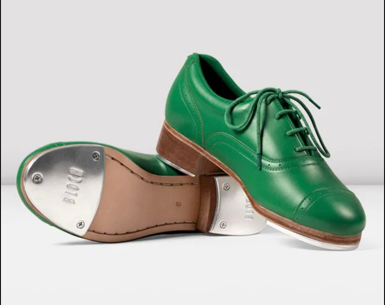Jason Samuel Smith Emerald Leather Tap Shoes