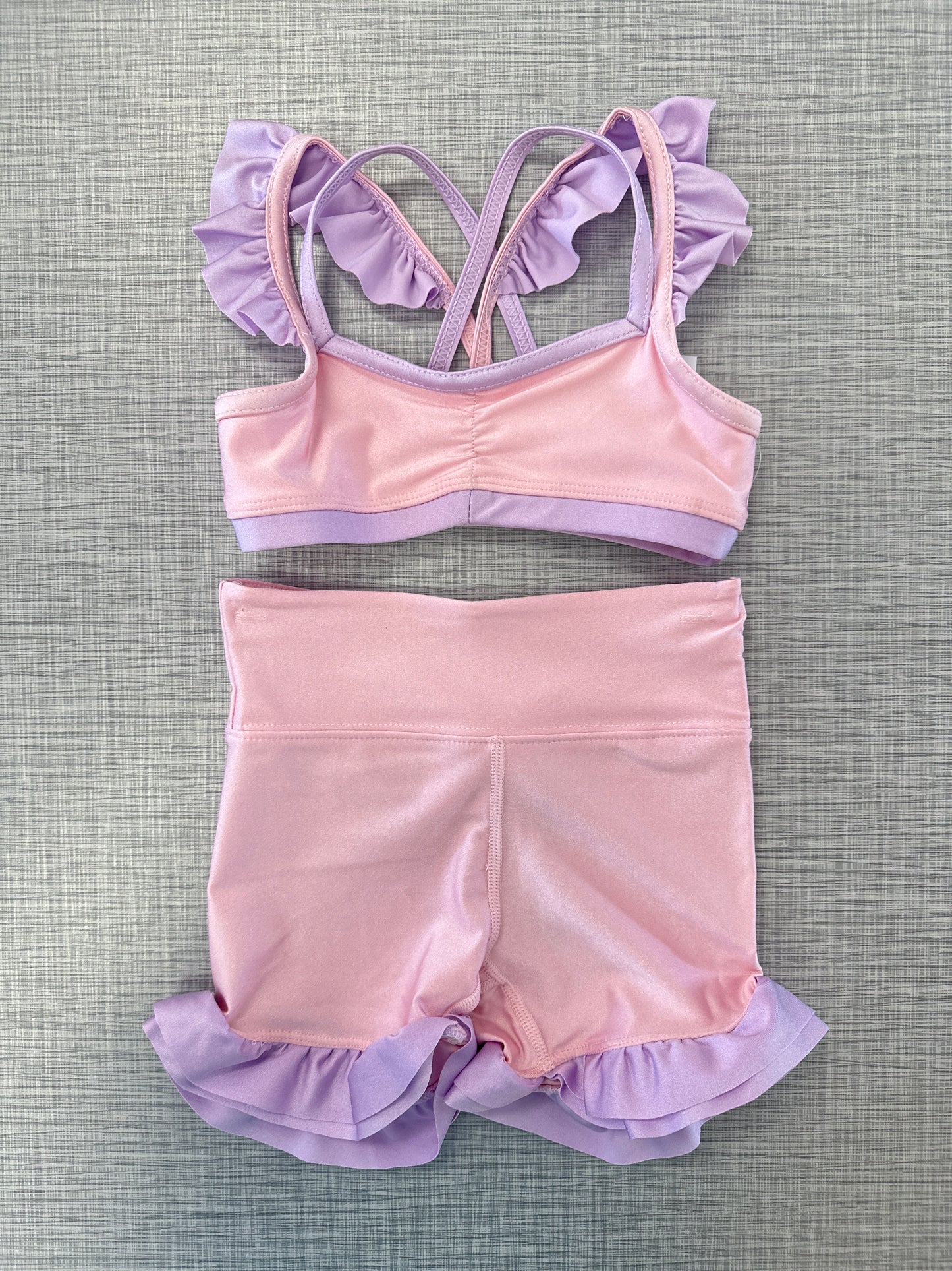 Twirl Bra & Ruffle Short Set