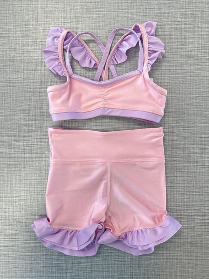 Twirl Bra & Ruffle Short Set