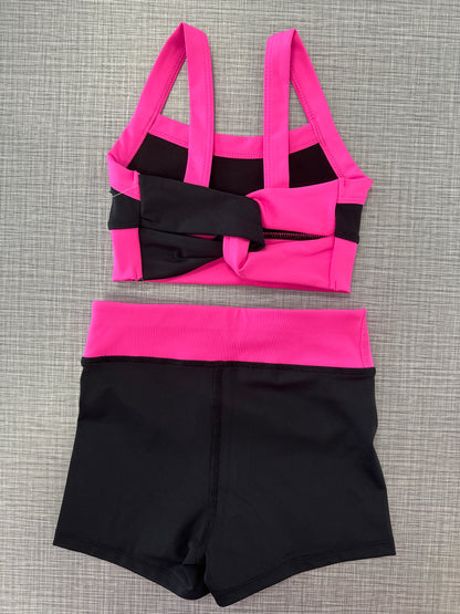 Color Block Tank Short Set