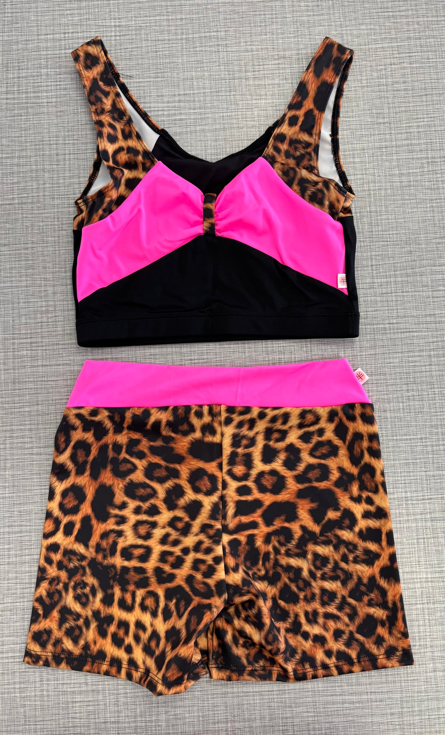 Demi Cheetah Tank & Short Set