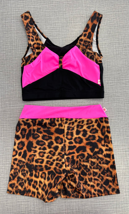 Demi Cheetah Tank & Short Set