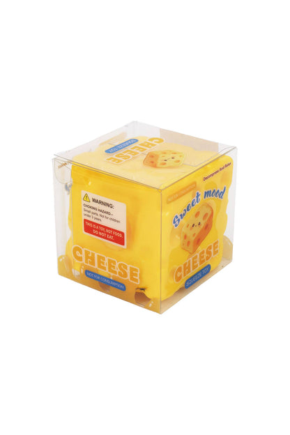 Cheese Zero Rebound TPR Crunchy Bead Slime Filled Squishy
