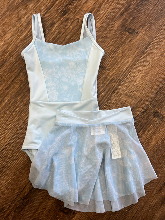 Sapphire Leotard & Songbird Skirt Separates