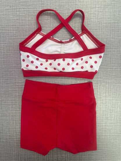 Polka Dot Solid Short Set