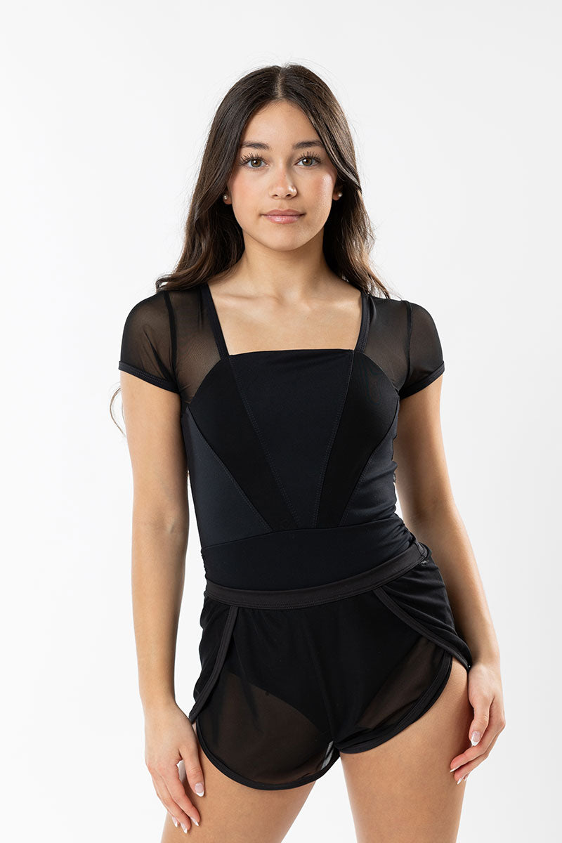 Gemstone Leotard Short Set