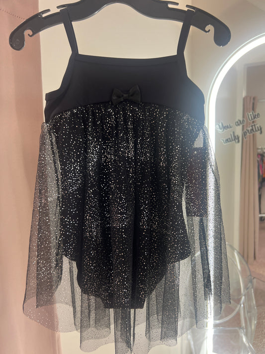 Baby Doll Glitter Dress Leotard #104