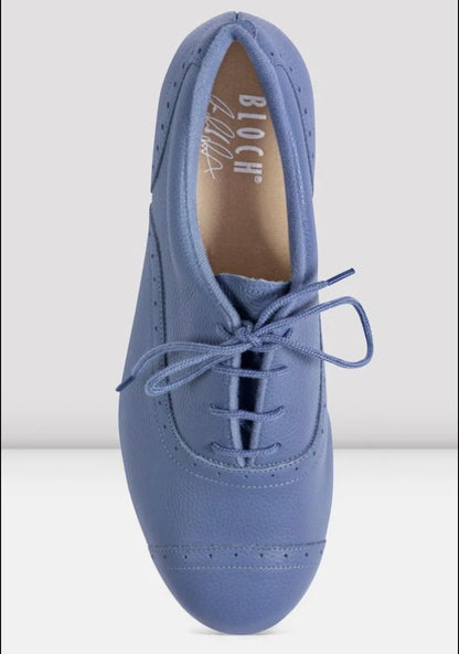 Women's Jason Samuels Smith Sky Blue Leather Tap Shoes