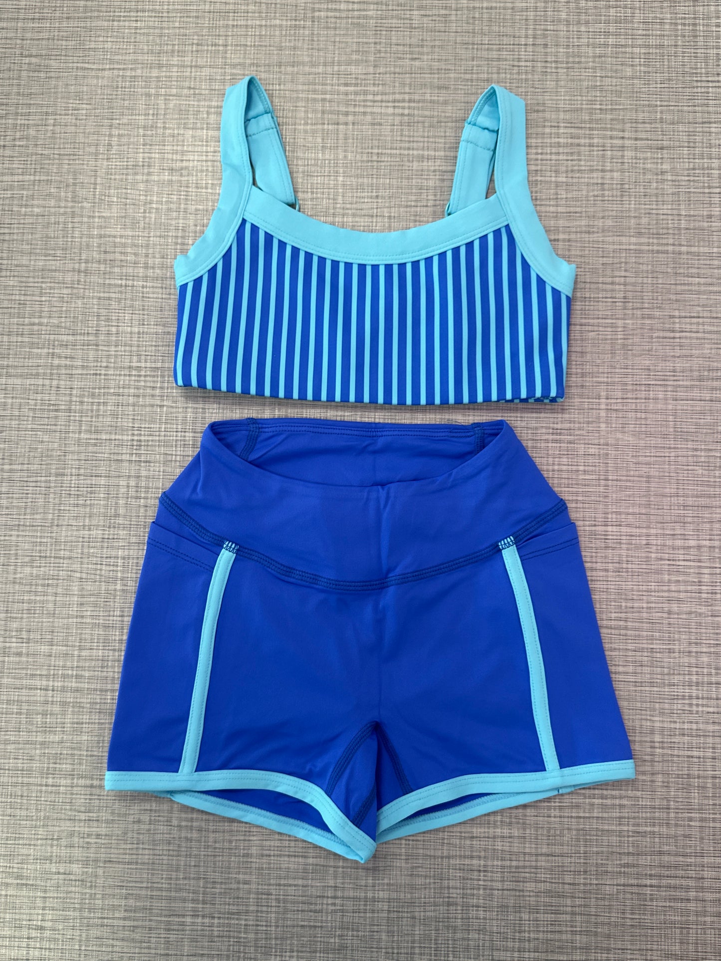 XO Pinstripe Short Set