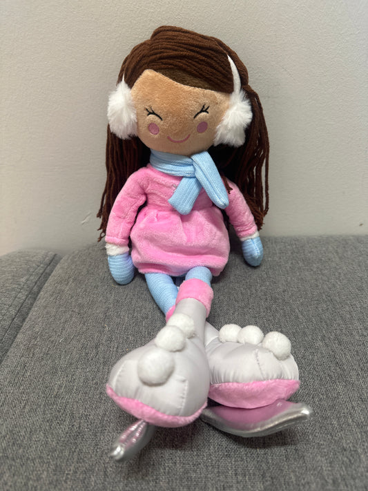 Ice Skater Girl Plush