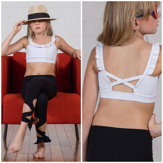 The Phoenix White Ruffle Top