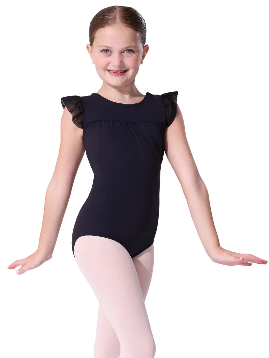 Sheer Ruffles Leotard #103
