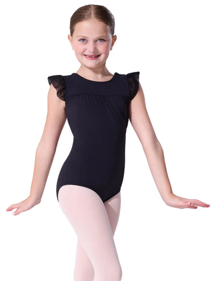 Sheer Ruffles Leotard #103