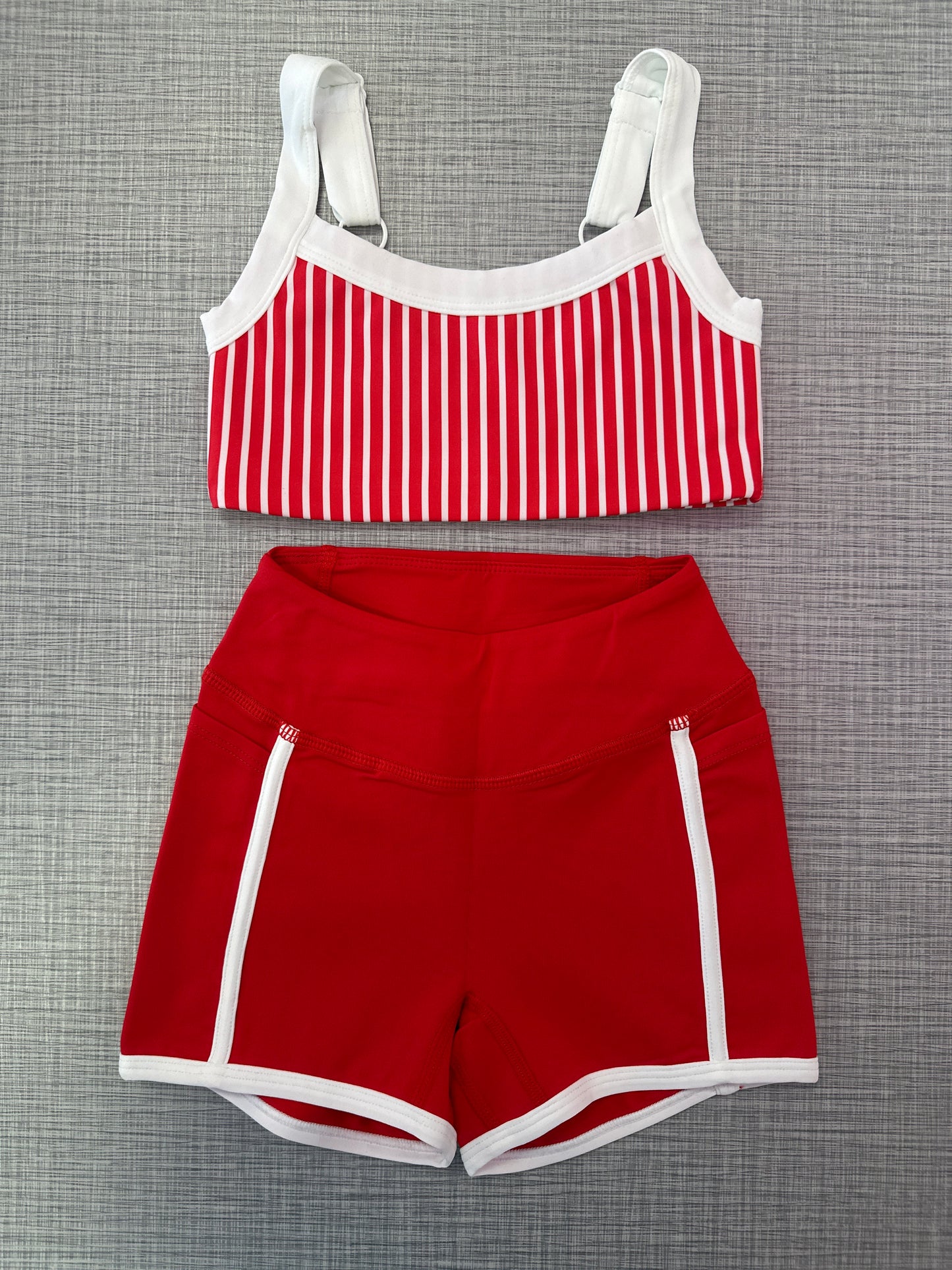 XO Pinstripe Short Set