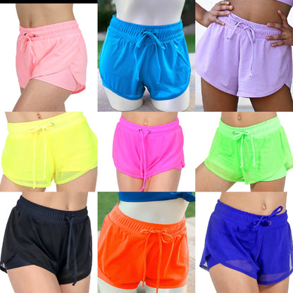 Fame Shorts (Matching Olivia, Criss Cross & Color Block Tops Sold Separately)