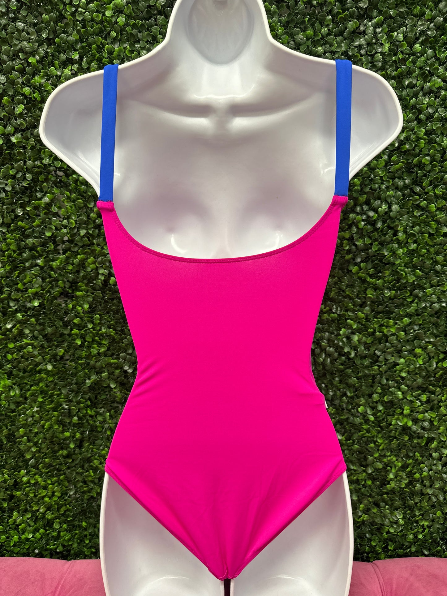 Hot Pink Demi Cami Leotard #DL001