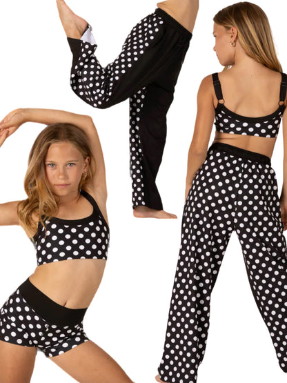 PRE ORDER: Blk & Wht Polka Dot Separates