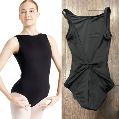 Low V Back Black Leotard SE1009 *