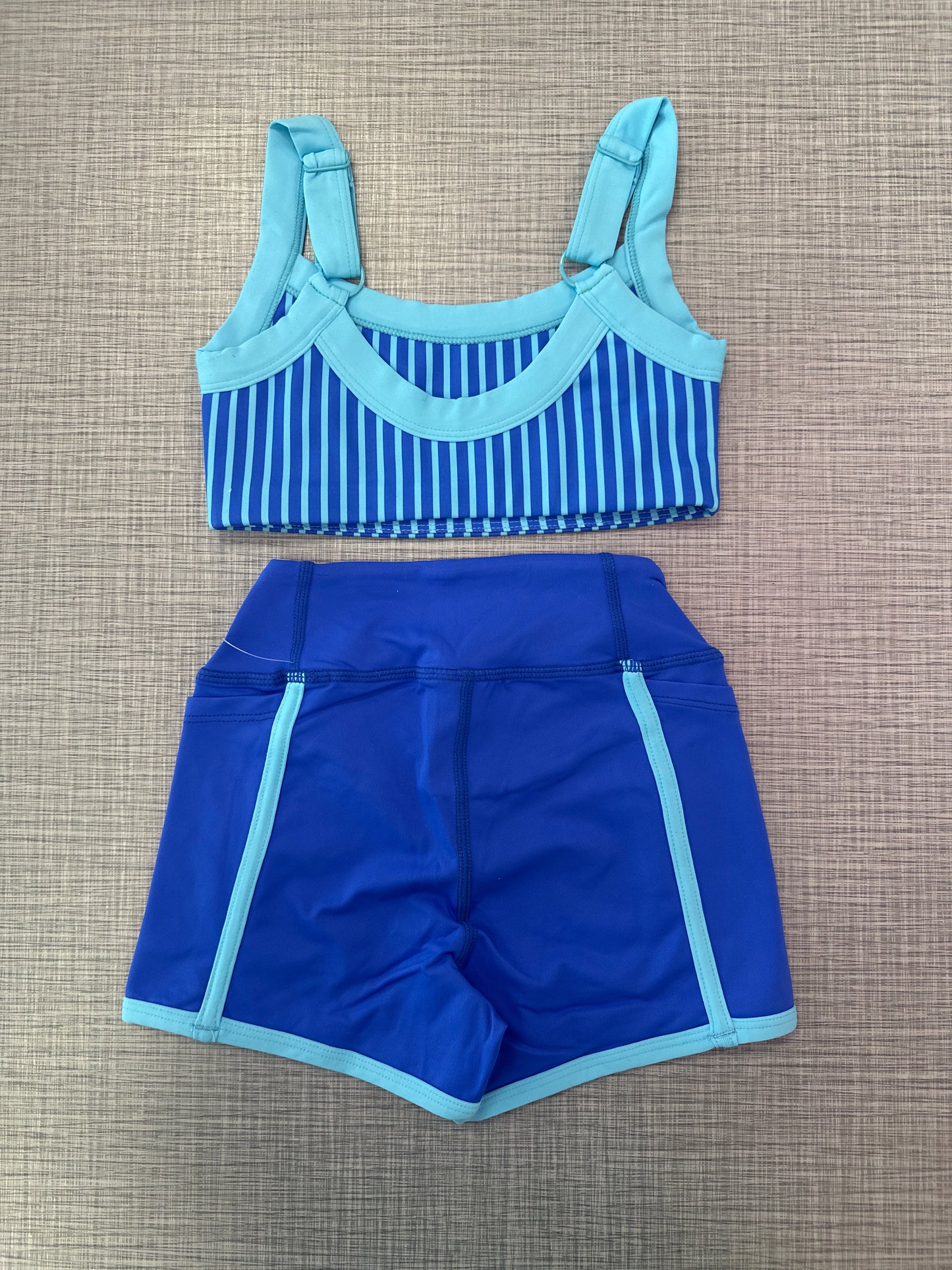 XO Pinstripe Short Set