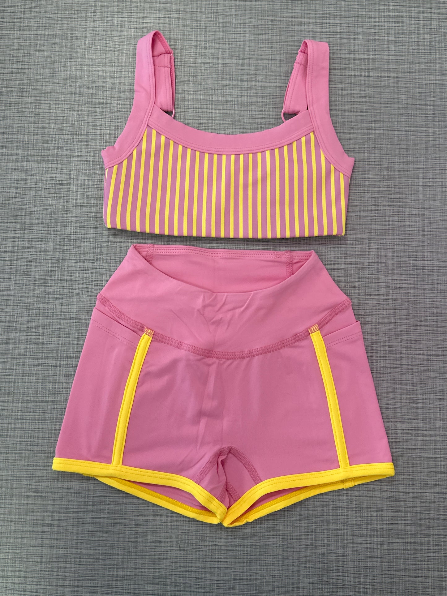 XO Pinstripe Short Set