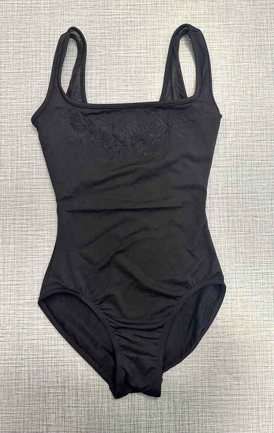 Floral Mesh Back Tank Leotard #50010