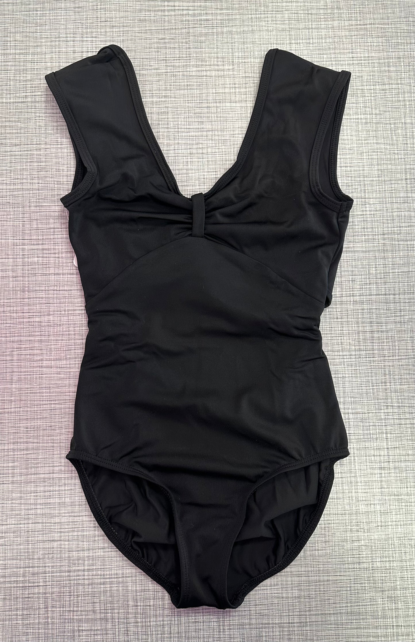 Demi Pinch Bow Front Leotard