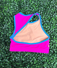 Load image into Gallery viewer, Demi Slanted Back Tank Top &amp; Wide Waist Band Bike Short Separates
