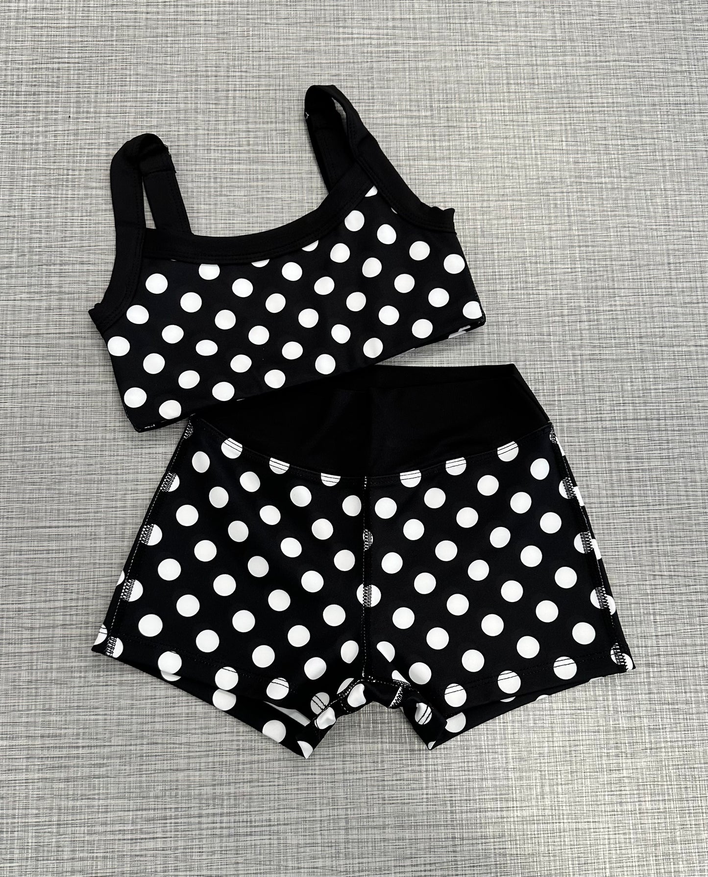 PRE ORDER: Blk & Wht Polka Dot Separates