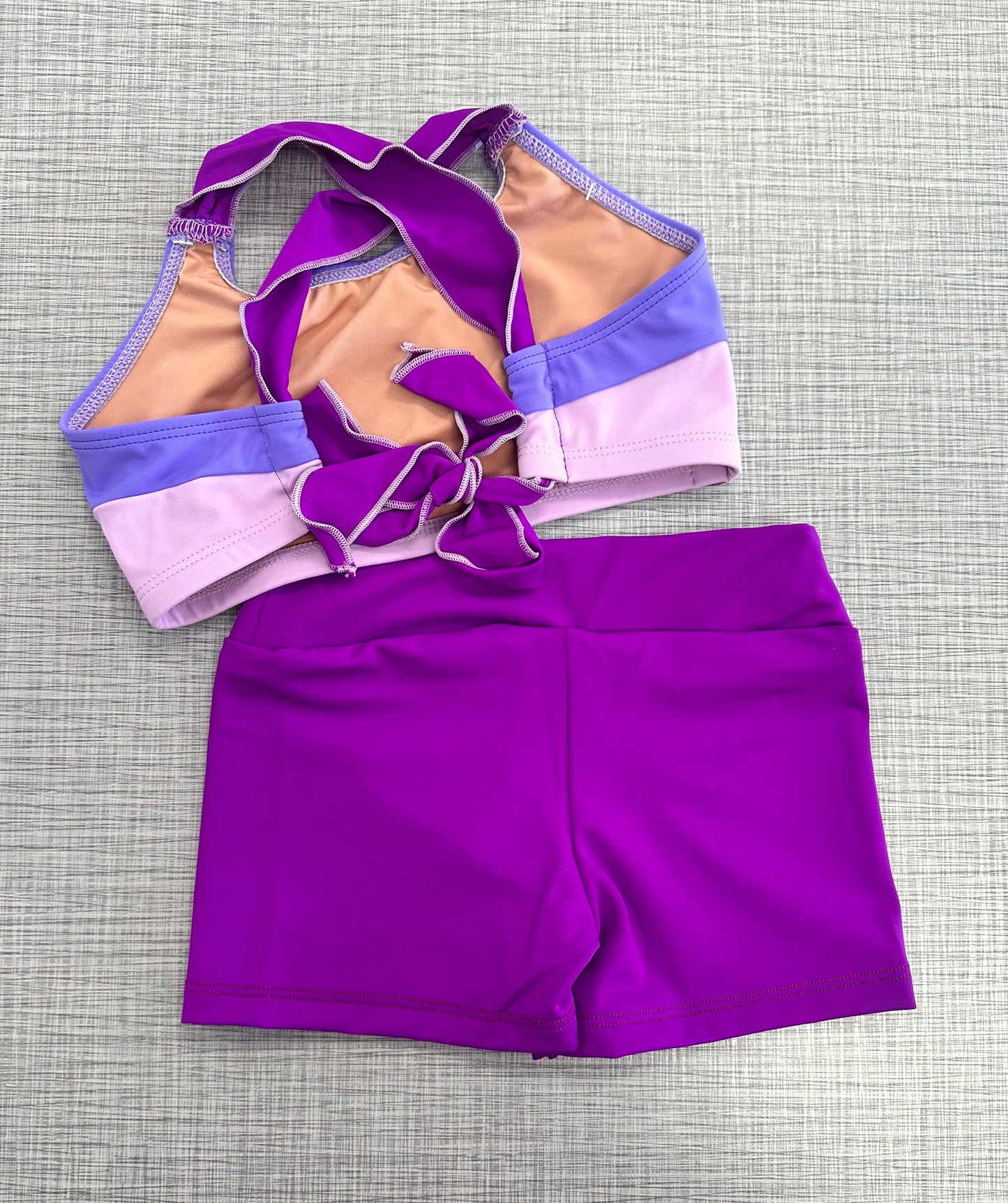 Demi Tie Back Tank Short Set