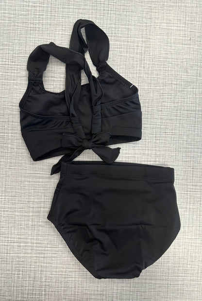 Demi Solid Tie Back Tank Brief Set