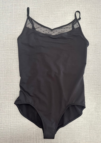 Polka Dot Mesh Leotard #12000
