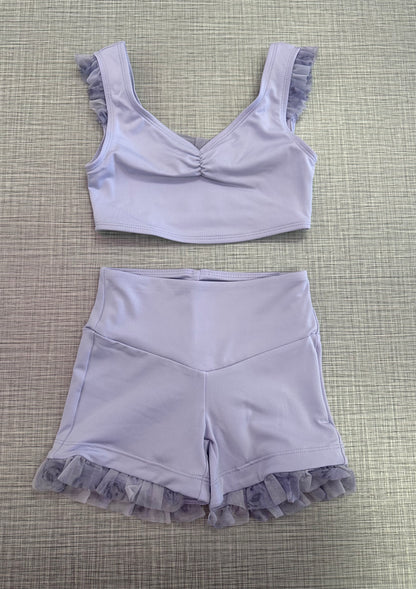Rosy Top & Fleur Short Set