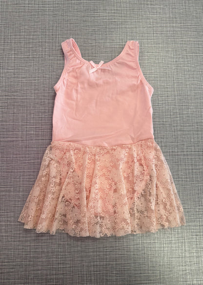 Tank Leotard w/ Lace Skirt