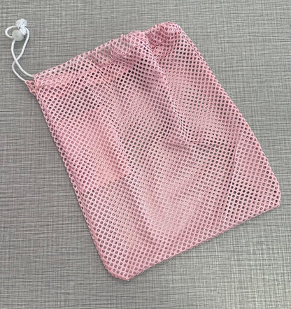 Mesh Pointe Shoe Drawstring Bag
