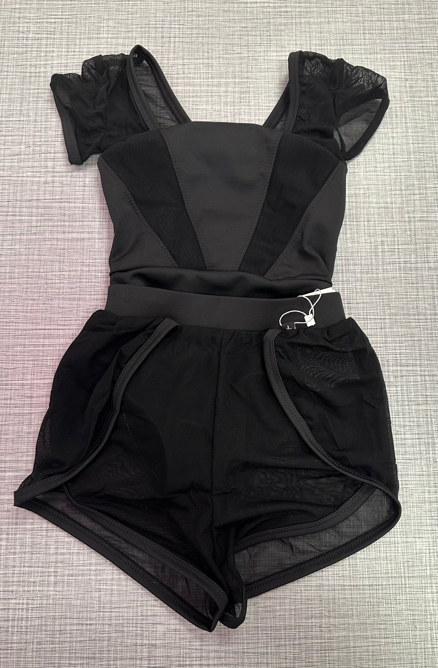 Gemstone Leotard Short Set