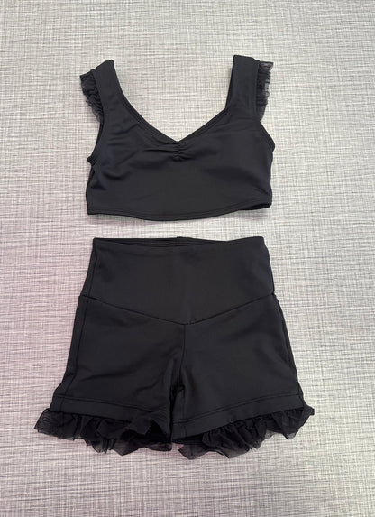 Rosy Top & Fleur Short Set