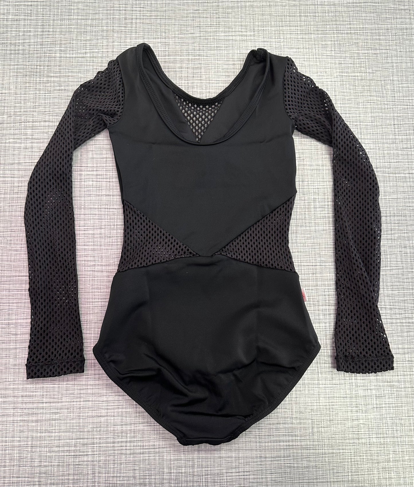 Demi Small Mesh Long Sleeve Leotard