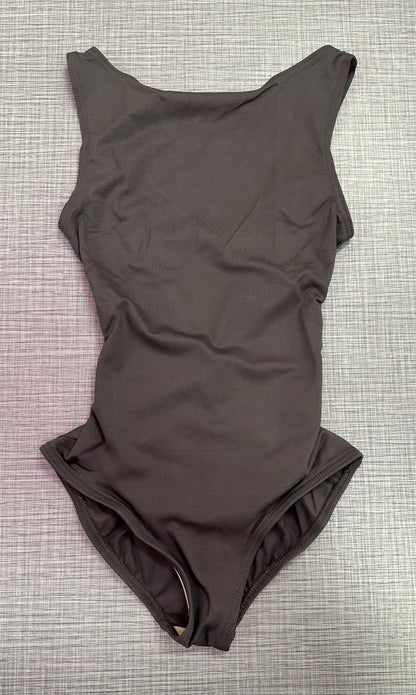 Low V Back Black Leotard SE1009 *