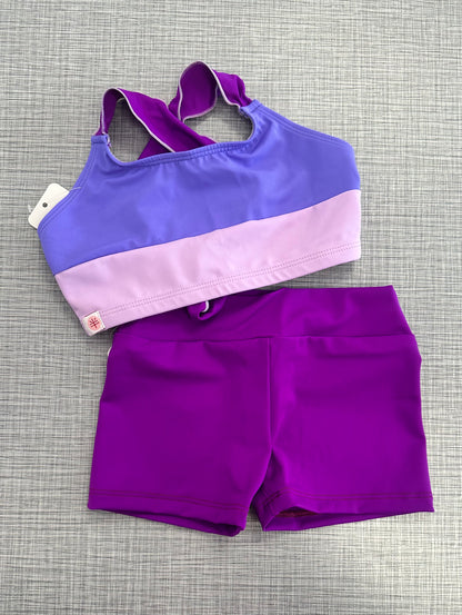 Demi Tie Back Tank Short Set