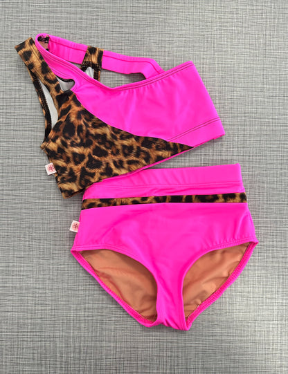 Demi Cut Out Crop & Brief Set