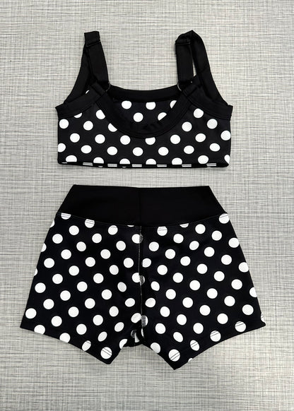PRE ORDER: Blk & Wht Polka Dot Separates