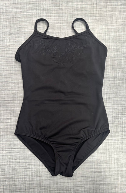 Floral Embellish Back Strap Leotard #70009