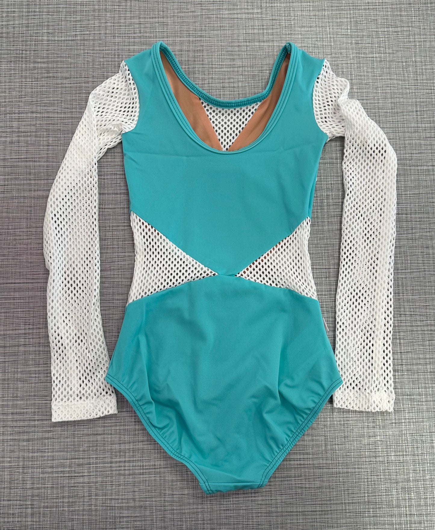 Demi Small Mesh Long Sleeve Leotard