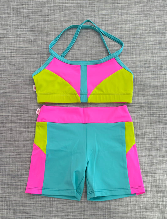 Demi Bra Top & Short Set