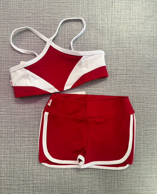 Demi Criss Cross Training Short Set