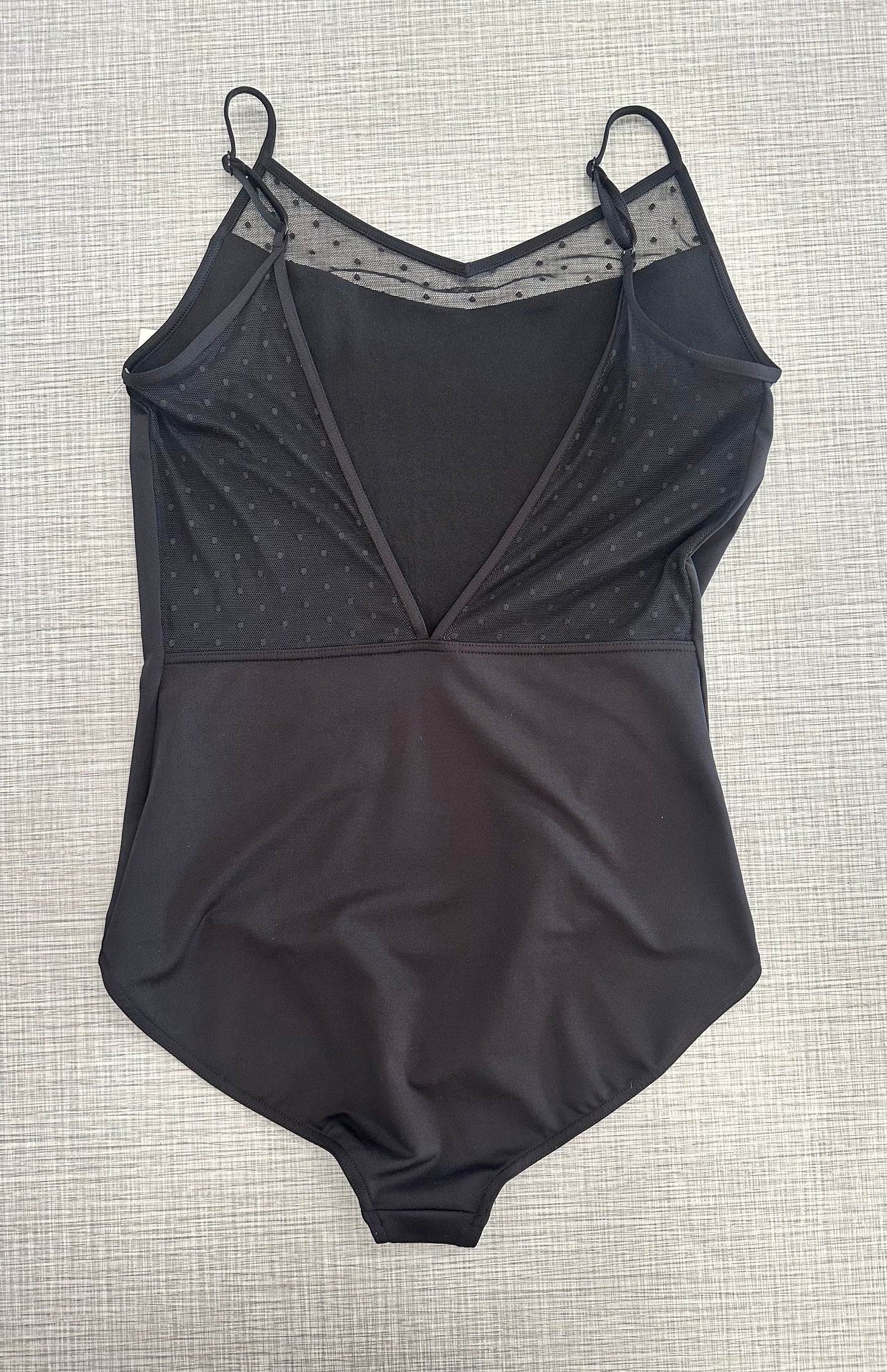 Polka Dot Mesh Leotard #12000